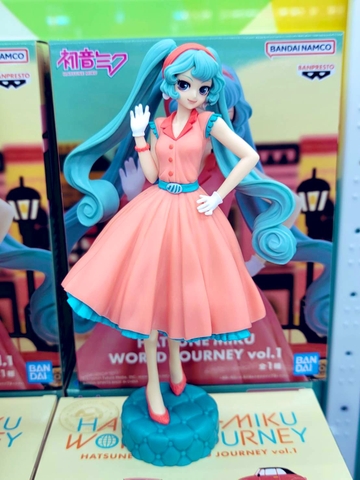 MÔ HÌNH Hatsune Miku - Piapro Characters - Hatsune Miku World Journey (vol.1) (Bandai Spirits) FIGURE CHÍNH HÃNG