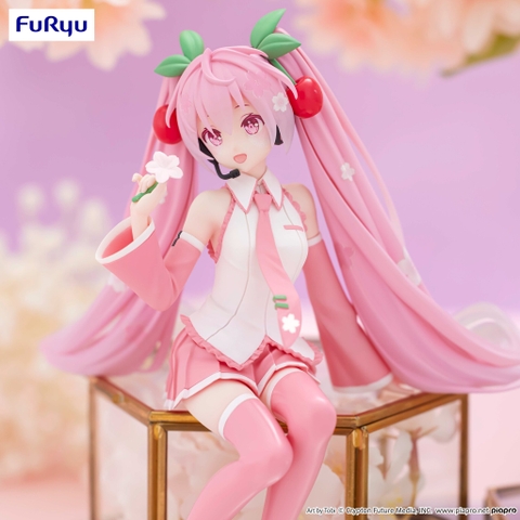 MÔ HÌNH Hatsune Miku - Vocaloid - Noodle Stopper Figure - Sakura, 2024 Ver. (FuRyu) CHÍNH HÃNG