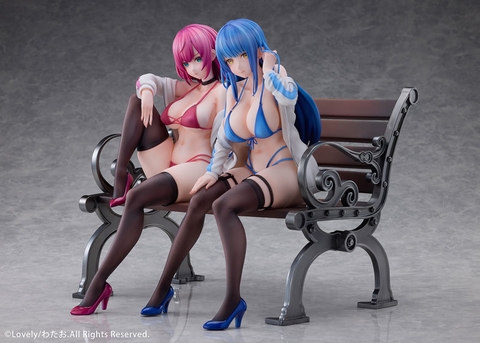 MÔ HÌNH Mari & Eri Illustrated by Watao 1/4 Complete Figure(Lovely) FIGURE CHÍNH HÃNG