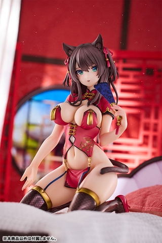MÔ HÌNH Mataro Original Illustration Kuroneko 1/6 Complete Figure(Pink Cat) FIGURE CHÍNH HÃNG