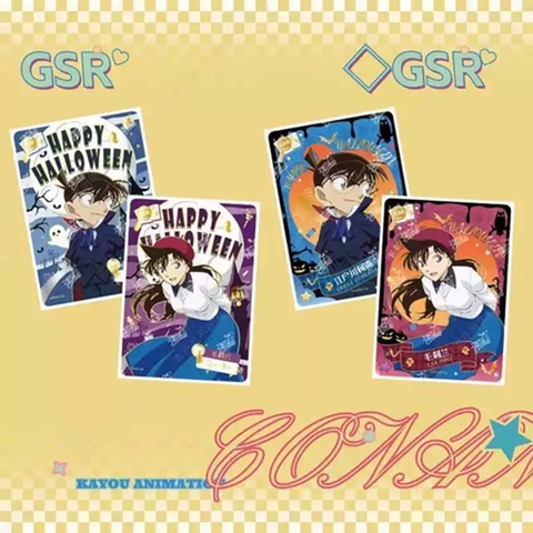 THẺ BÀI Detective Conan Ver Halloween - Cards Collection (Kayou) PACK CARD CHÍNH HÃNG