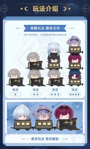 MÔ HÌNH Chibi Honkai: Star Rail Q Version Jenga Ver. 1 (All For Play) FIGURE CHÍNH HÃNG