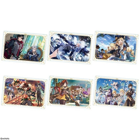 THẺ BÀI Genshin Impact - Seal Wafer (Bandai) PACK CARD CHÍNH HÃNG
