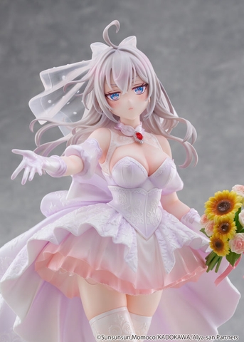 [PRE ORDER] MÔ HÌNH Tokidoki Bosotto Russia-go de Dereru Tonari no Alya-san - Alisa Mikhailovna Kujou - KDcolle - 1/7 - Wedding Dress ver. (Kadokawa) FIGURE CHÍNH HÃNG