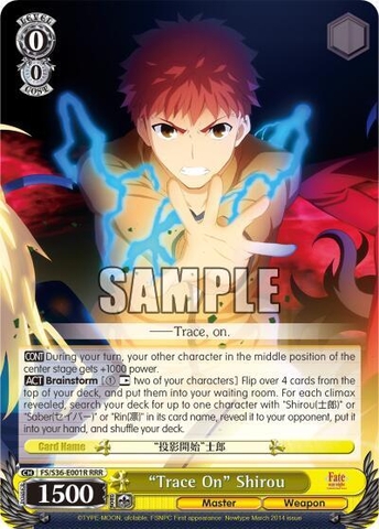 THẺ BÀI Weiss Schwarz - Fate/stay night - Unlimited Blade Works Vol. II (Bushiroad) - PACK CARD CHÍNH HÃNG