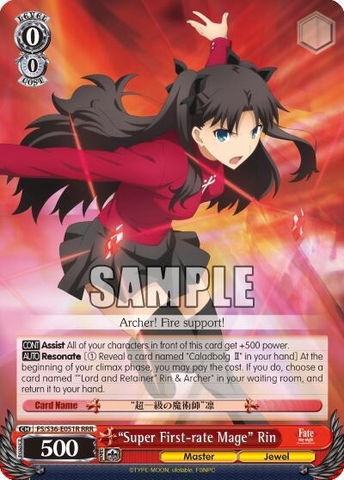 THẺ BÀI Weiss Schwarz - Fate/stay night - Unlimited Blade Works Vol. II (Bushiroad) - PACK CARD CHÍNH HÃNG