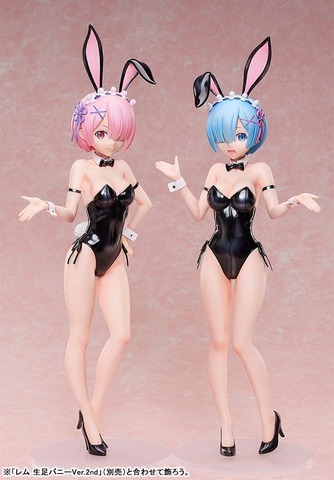 [Pre Order] MÔ HÌNH Re:ZERO -Starting Life in Another World- Ram: Bare Leg Bunny Ver. 2nd 1/4 Complete Figure(FREEing) FIGURE CHÍNH HÃNG