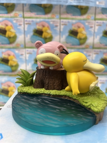 MÔ HÌNH Koduck & Yadon - Pokemon - Kutsurogi Time (Bandai Spirits) FIGURE CHÍNH HÃNG