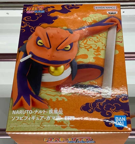 MÔ HÌNH Gamakichi - Naruto Shippuuden - Sofubi Figure (Bandai Spirits) FIGURE CHÍNH HÃNG