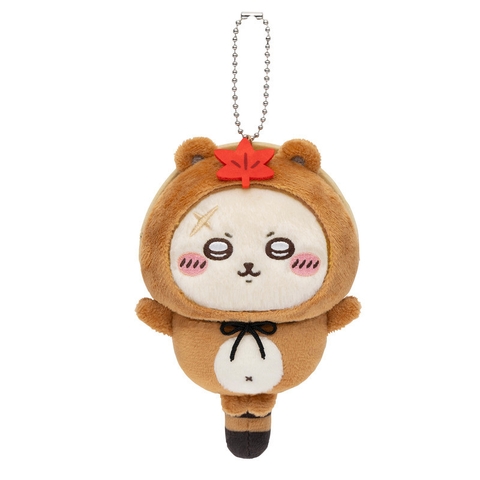 Bông Chiikawa - Zettai Tanuki Damon Kuji (C prize) - Plush Mascot (Gray Parka Service) Plushie CHÍNH HÃNG