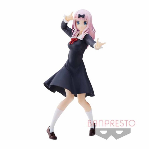 MÔ HÌNH Fujiwara Chika - Kaguya-sama wa Kokurasetai?: Tensai-tachi no Ren'ai Zunousen - Kyunties (Bandai Spirits) FIGURE CHÍNH HÃNG