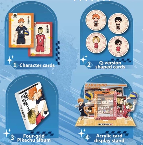 THẺ BÀI Haikyu Collection Cards Booster Packs – TCG CCG Collectable Playing (CardFun) PACK CARD CHÍNH HÃNG