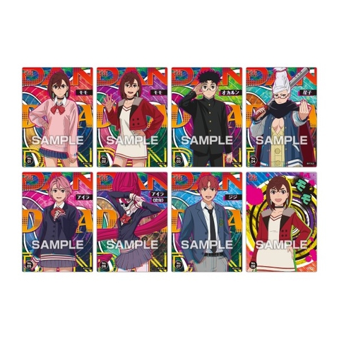 THẺ BÀI Dandadan - TV anime Clear Card collection Gum (Ensky) PACK CARD CHÍNH HÃNG