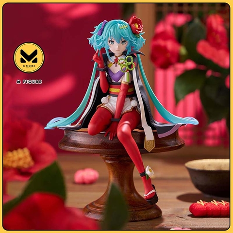 MÔ HÌNH Hatsune Miku - Piapro Characters - Flower Fairy - Noodle Stopper Figure - Camellia (FuRyu) FIGURE CHÍNH HÃNG