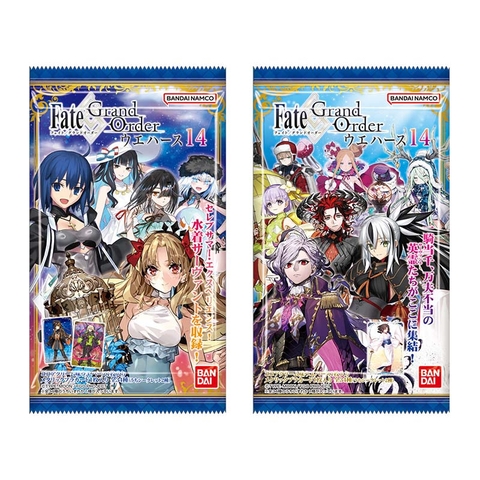 THẺ BÀI Fate/Grand Order Vol. 14 - Wafer Cards Collection (Bandai) PACK CARD CHÍNH HÃNG