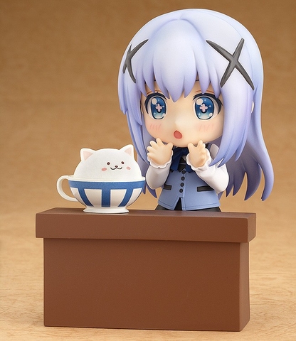 MÔ HÌNH Kafuu Chino - Tippy -  Gochuumon wa Usagi Desu ka? - Nendoroid (#558) (Good Smile Company) FIGURE CHÍNH HÃNG