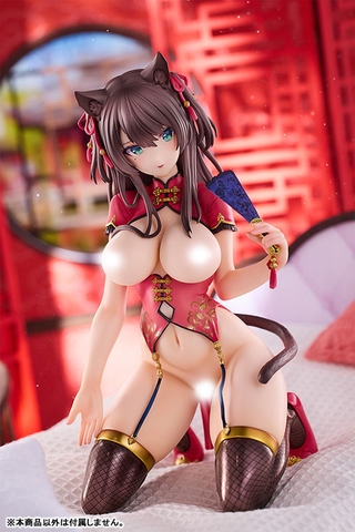 MÔ HÌNH Mataro Original Illustration Kuroneko 1/6 Complete Figure(Pink Cat) FIGURE CHÍNH HÃNG