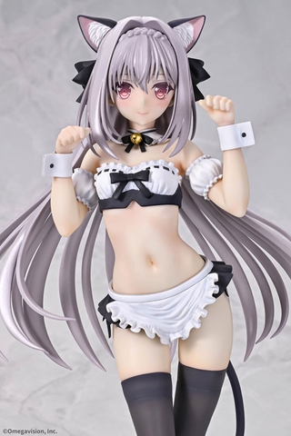 MÔ HÌNH Tsuki ni Yorisou Otome no Sahou - Sakurakouji Luna - 1/6 - Cat Ear Maid Ver. (Q-six) FIGURE CHÍNH HÃNG