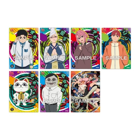 THẺ BÀI Dandadan - TV anime Clear Card collection Gum (Ensky) PACK CARD CHÍNH HÃNG