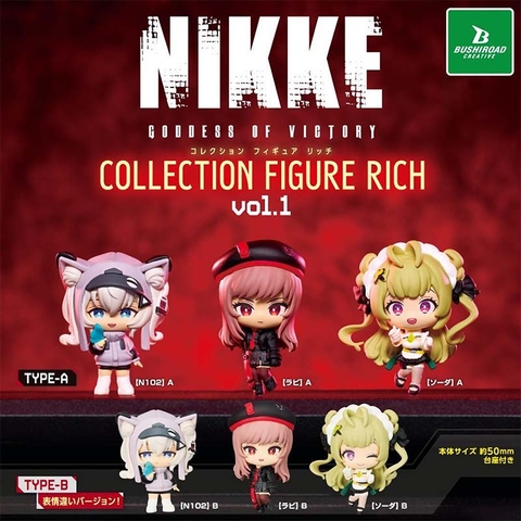 MÔ HÌNH Goddess of Victory: Nikke Collection Figure Rich Vol.1 (Bushiroad Creative) FIGURE CHÍNH HÃNG
