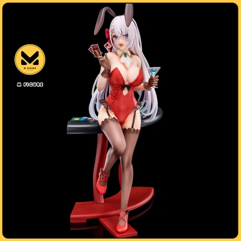MÔ HÌNH Ray Crystalia - 1/6 scaled pre-painted figure of The Demon Sword Master of Excalibur Academy Riselia wearing crimson bunny costume with Nip Slip Gimmick System(Nippon Columbia) FIGURE CHÍNH HÃNG