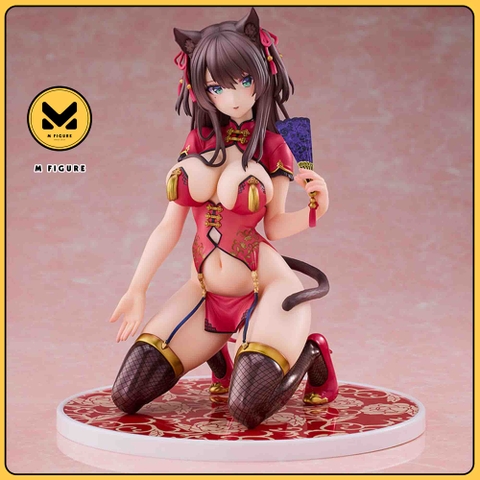 MÔ HÌNH Mataro Original Illustration Kuroneko 1/6 Complete Figure(Pink Cat) FIGURE CHÍNH HÃNG