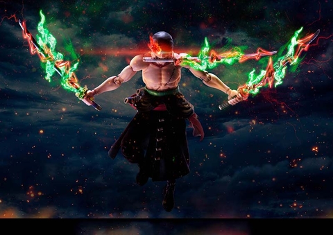 [Pre Order] Mô Hình Roronoa Zoro - The King of Hell - One Piece - S.H.Figuarts (Bandai Spirits) FIGURE CHÍNH HÃNG