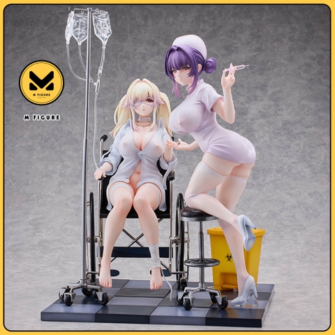 MÔ HÌNH Moehime Union - Yuri & Stella: Yuri & Stella Hospital ver. Set 1/4 Complete Figure(HOTVENUS) FIGURE CHÍNH HÃNG