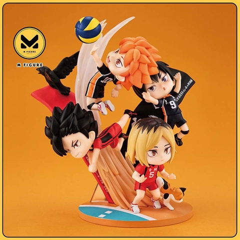 [PRE ORDER] MÔ HÌNH Haikyuu!! Hinata Shouyou – Kageyama Tobio – Kozume Kenma – Kuroo Tetsurou - FigUnity (MegaHouse) FIGURE CHÍNH HÃNG
