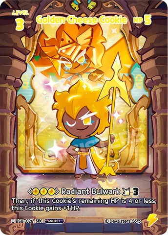 THẺ BÀI CookieRun: Braverse Trading Card Game – Vol 8: Land of Fire & Ruin, Realm of Apathy (Crème Knights) PACK CARD CHÍNH HÃNG