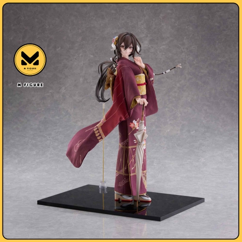 [PRE ORDER] MÔ HÌNH Yoshitoku x F:NEX Mikasa blue flower komachi ver -Japanese Doll- 1/4 Scale Figure(FURYU) FIGURE CHÍNH HÃNG