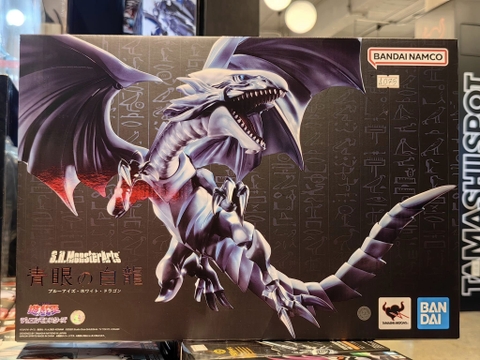 MÔ HÌNH Blue-Eyes White Dragon - Yu-Gi-Oh! Duel Monsters - S.H.MonsterArts (Bandai Spirits) FIGURE CHÍNH HÃNG
