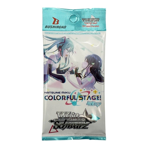 THẺ BÀI HATSUNE MIKU: Project Sekai COLORFUL STAGE - Weiß Schwarz - Booster Pack (Bandai)  PACK CARD CHÍNH HÃNG