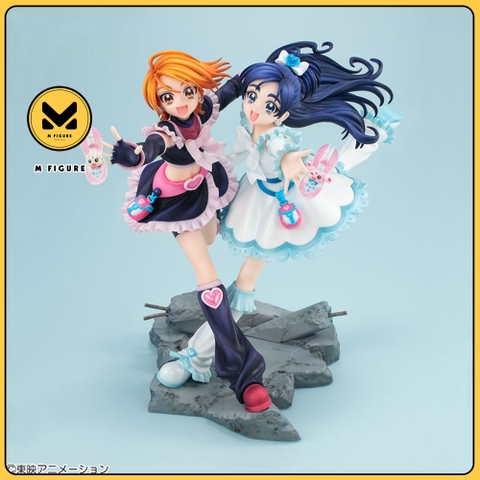 MÔ HÌNH Lucrea Futari wa Pretty Cure Cure Black & Cure White Complete Figure(MegaHouse) FIGURE CHÍNH HÃNG