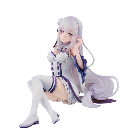 MÔ HÌNH Emilia - Melty Princess Re:ZERO -Starting Life in Another World- Palm-size - Complete Figure(MegaHouse) FIGURE CHÍNH HÃNG