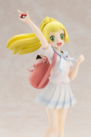 MÔ HÌNH Lilie - Pippi - Pocket Monsters Ultra Moon - Pocket Monsters Ultra Sun - Pokémon Center Original Figure - 1/8 - Ganba ver. (Kotobukiya) FIGURE CHÍNH HÃNG