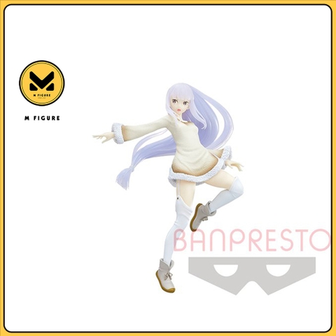 MÔ HÌNH Emilia - Re:Zero kara Hajimeru Isekai Seikatsu - Espresto(Bandai Spirits) FIGURE CHÍNH HÃNG