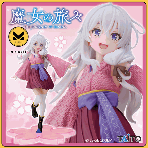 MÔ HÌNH Elaina - Majo no Tabitabi - Coreful Figure - Sakura Wasou ver. (Taito) FIGURE CHÍNH HÃNG