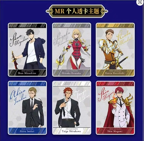 THẺ BÀI Solo Leveling Polaroid Collection Cards Fantasy Battle Anime Comics Characters (Eaki) Box PACK CARD CHÍNH HÃNG