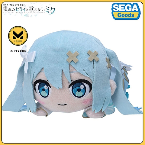Bông Hatsune Miku - Gekijouban Project Sekai Kowareta Sekai to Utaenai Miku - Nesoberi (SEGA FAVE) Plushie CHÍNH HÃNG