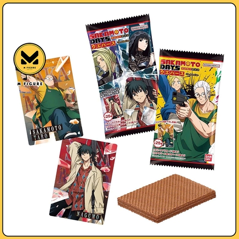 THẺ BÀI Sakamoto Days The Animation - Wafer (Bandai) PACK CARD CHÍNH HÃNG