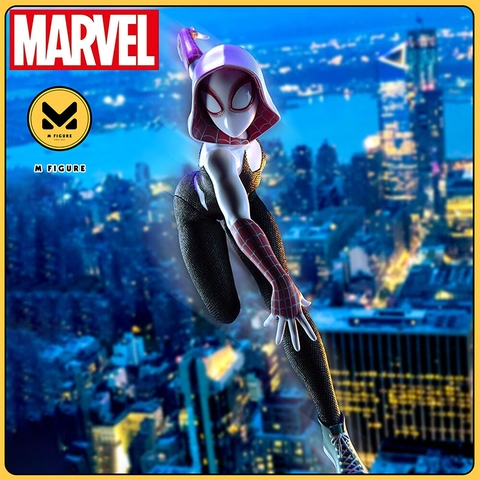 MÔ HÌNH Ghost-Spider (Gwen) - Spider-Man: Across the Spider-Verse - Marvel - Luminasta (SEGA) FIGURE CHÍNH HÃNG