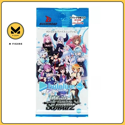 THẺ BÀI Hololive Production Vol.2 - Weiss Schwarz (Bushiroad) PACK CARD CHÍNH HÃNG