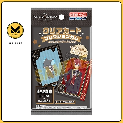 THẺ BÀI Disney's Twisted Wonderland The Animation - Clear Card Collection (Ensky) PACK CARD CHÍNH HÃNG