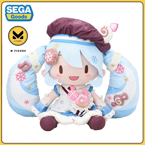 [PRE ORDER] Bông Hatsune Miku - Snow Miku 2026 - Dodeka Jumbo Fuwa Nuigurumi - Fuwa Puchi (Sega) Plushie CHÍNH HÃNG