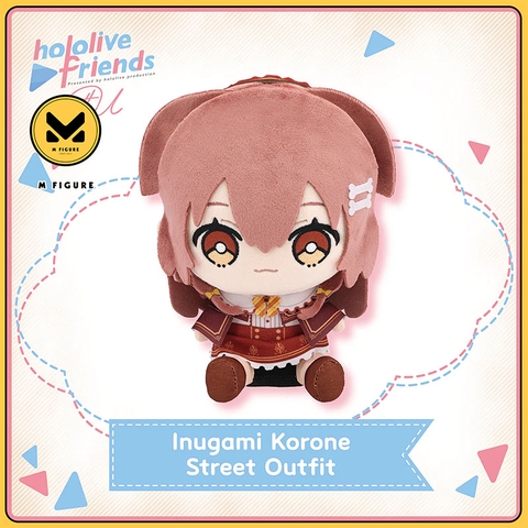 Bông Inugami Korone - Street Outfit - Hololive Friends With U (Vol.11) (Cover Corporation) PLUSHIE CHÍNH HÃNG