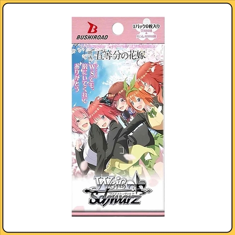 THẺ BÀI Gotoubun no Hanayome - The Quintessential Quintuplets Movie - Weiss Schwarz - Booster Box (Bushiroad) CARD CHÍNH HÃNG