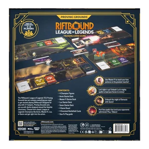 HỘP Riftbound League of Legends 2025 TCG - Set 1 - Origins - Box Set - Proving Grounds (Riot Games) BOX CARD CHÍNH HÃNG