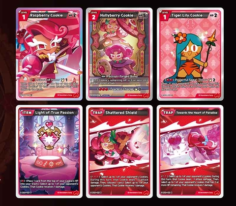THẺ BÀI CookieRun: Braverse Trading Card Game – Vol 10: Paradise of Passion and Sloth & Catacombs of Silence (Crème Knights) PACK CARD CHÍNH HÃNG