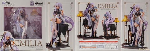 MÔ HÌNH Emilia - Re:ZERO -Starting Life in Another World- Graceful beauty ver. 1/7 Complete Figure(KADOKAWA) FIGRUE CHÍNH HÃNG